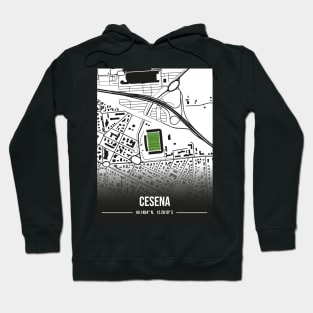 Cesena FC Stadium Map Design Hoodie